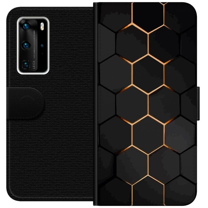 Portemonnee-hoesje voor Huawei P40 Pro met Luxe Patroon ontwerp in de groep SMARTPHONE & TABLETS / Mobielbescherming / Huawei/Honor bij TP E-commerce Nordic AB (A53535)