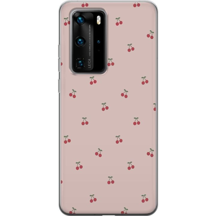 Mobiele hoes voor Huawei P40 Pro met Kersen ontwerp in de groep SMARTPHONE & TABLETS / Mobielbescherming / Huawei/Honor bij TP E-commerce Nordic AB (A53544)