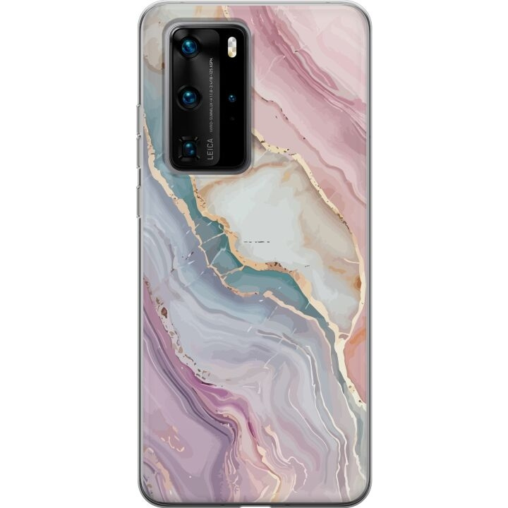 Mobiele hoes voor Huawei P40 Pro met Marmer ontwerp in de groep SMARTPHONE & TABLETS / Mobielbescherming / Huawei/Honor bij TP E-commerce Nordic AB (A53559)