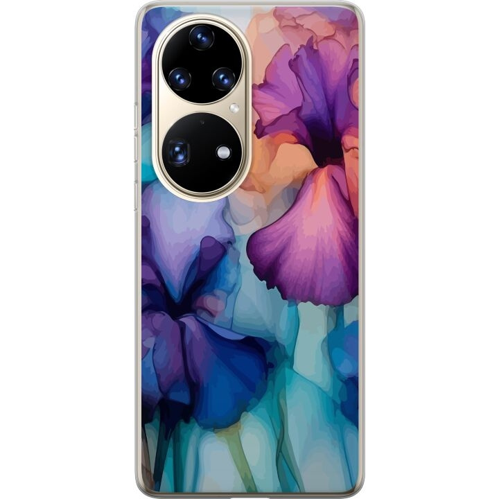 Mobiele hoes voor Huawei P50 Pro met Magische bloemen ontwerp in de groep SMARTPHONE & TABLETS / Mobielbescherming / Huawei/Honor bij TP E-commerce Nordic AB (A53567)