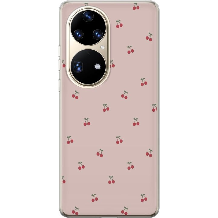 Mobiele hoes voor Huawei P50 Pro met Kersen ontwerp in de groep SMARTPHONE & TABLETS / Mobielbescherming / Huawei/Honor bij TP E-commerce Nordic AB (A53571)