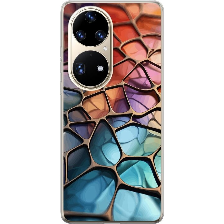 Mobiele hoes voor Huawei P50 Pro met Metallic patroon ontwerp in de groep SMARTPHONE & TABLETS / Mobielbescherming / Huawei/Honor bij TP E-commerce Nordic AB (A53574)