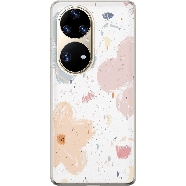 Mobiele hoes voor Huawei P50 Pro met Bloemen ontwerp in de groep SMARTPHONE & TABLETS / Mobielbescherming / Huawei/Honor bij TP E-commerce Nordic AB (A53576)