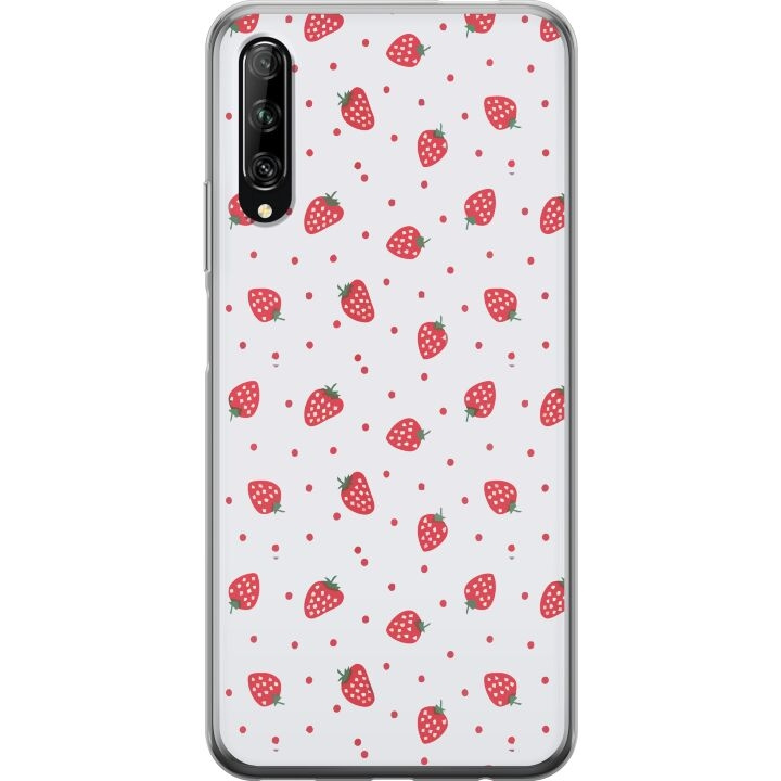 Mobiele hoes voor Huawei P smart Pro 2019 met Aardbeien ontwerp in de groep SMARTPHONE & TABLETS / Mobielbescherming / Huawei/Honor bij TP E-commerce Nordic AB (A53635)