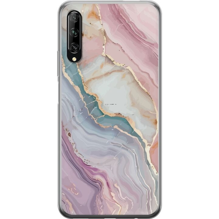 Mobiele hoes voor Huawei P smart Pro 2019 met Marmer ontwerp in de groep SMARTPHONE & TABLETS / Mobielbescherming / Huawei/Honor bij TP E-commerce Nordic AB (A53639)