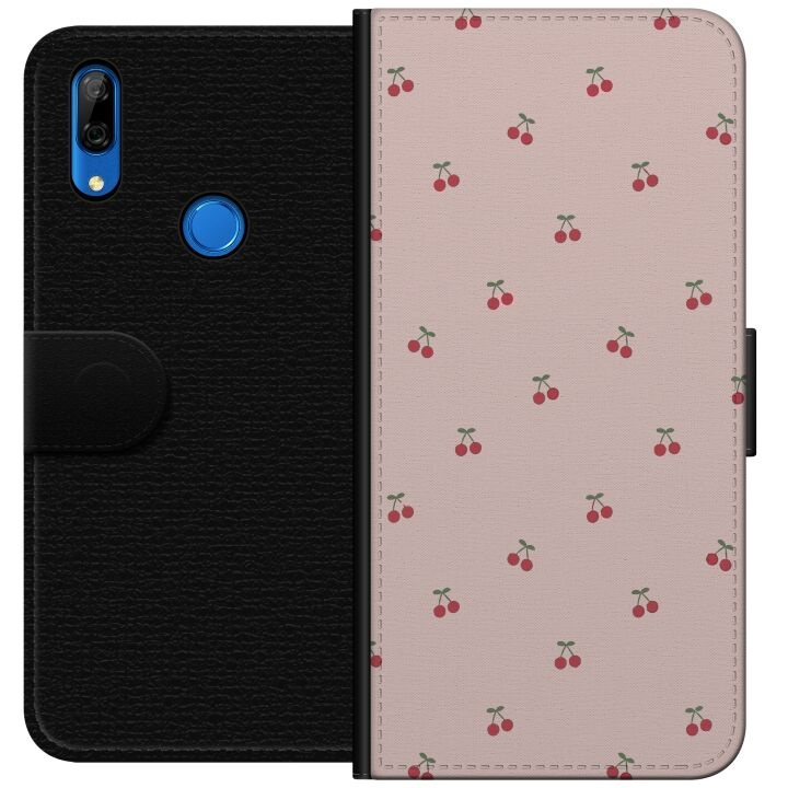 Portemonnee-hoesje voor Huawei P Smart Z met Kersen ontwerp in de groep SMARTPHONE & TABLETS / Mobielbescherming / Huawei/Honor bij TP E-commerce Nordic AB (A53651)