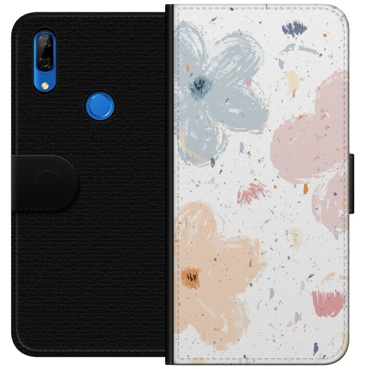 Portemonnee-hoesje voor Huawei P Smart Z met Bloemen ontwerp in de groep SMARTPHONE & TABLETS / Mobielbescherming / Huawei/Honor bij TP E-commerce Nordic AB (A53656)