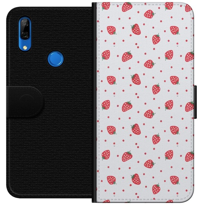 Portemonnee-hoesje voor Huawei P Smart Z met Aardbeien ontwerp in de groep SMARTPHONE & TABLETS / Mobielbescherming / Huawei/Honor bij TP E-commerce Nordic AB (A53661)