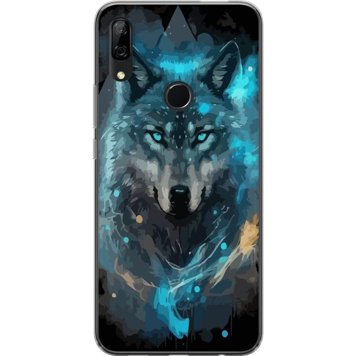 Mobiele hoes voor Huawei P Smart Z met Wolf ontwerp in de groep SMARTPHONE & TABLETS / Mobielbescherming / Huawei/Honor bij TP E-commerce Nordic AB (A53676)