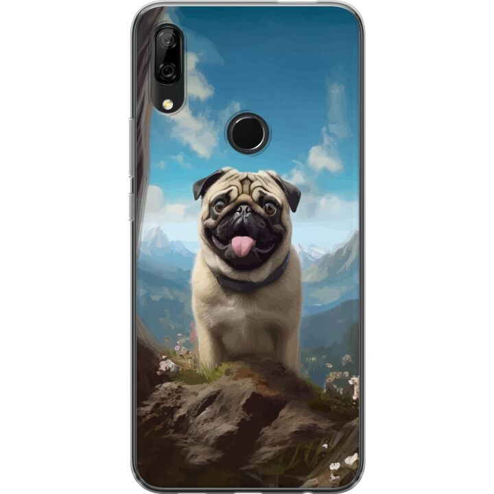 Mobiele hoes voor Huawei P Smart Z met Blije Hond ontwerp in de groep SMARTPHONE & TABLETS / Mobielbescherming / Huawei/Honor bij TP E-commerce Nordic AB (A53689)