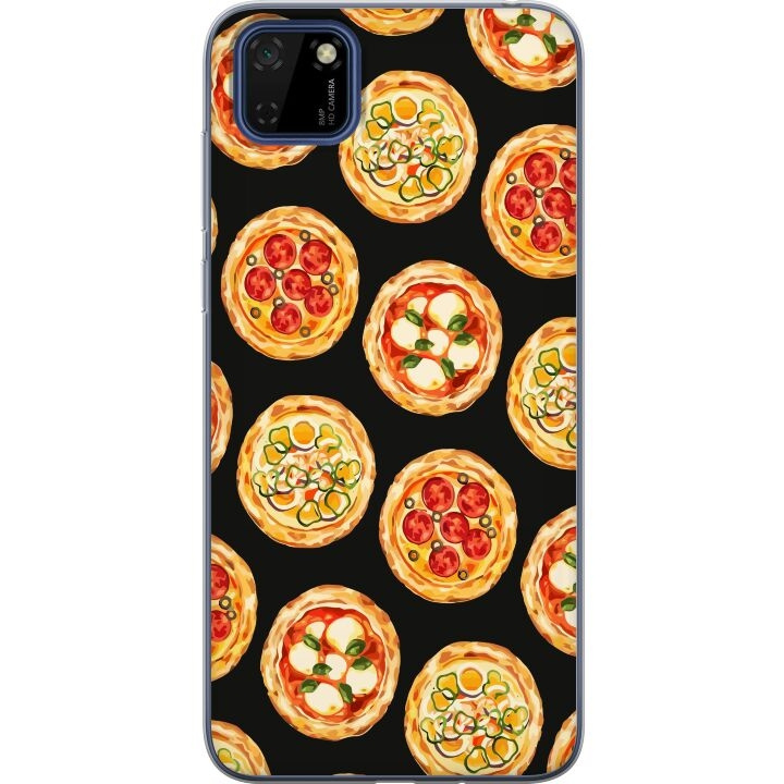 Mobiele hoes voor Huawei Y5p met Pizza ontwerp in de groep SMARTPHONE & TABLETS / Mobielbescherming / Huawei/Honor bij TP E-commerce Nordic AB (A53710)