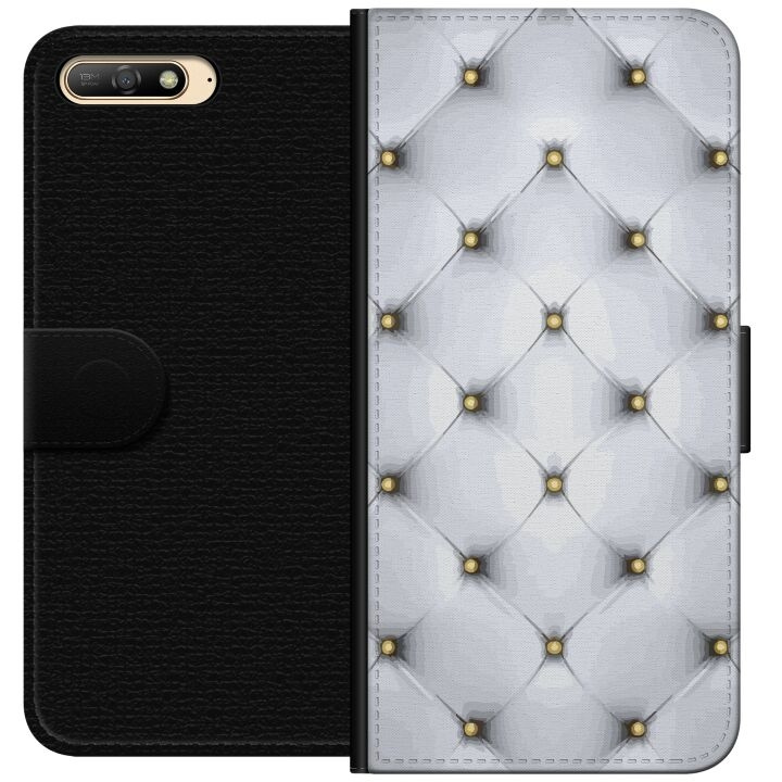 Portemonnee-hoesje voor Huawei Y6 (2018) met Luxe ontwerp in de groep SMARTPHONE & TABLETS / Mobielbescherming / Huawei/Honor bij TP E-commerce Nordic AB (A53738)