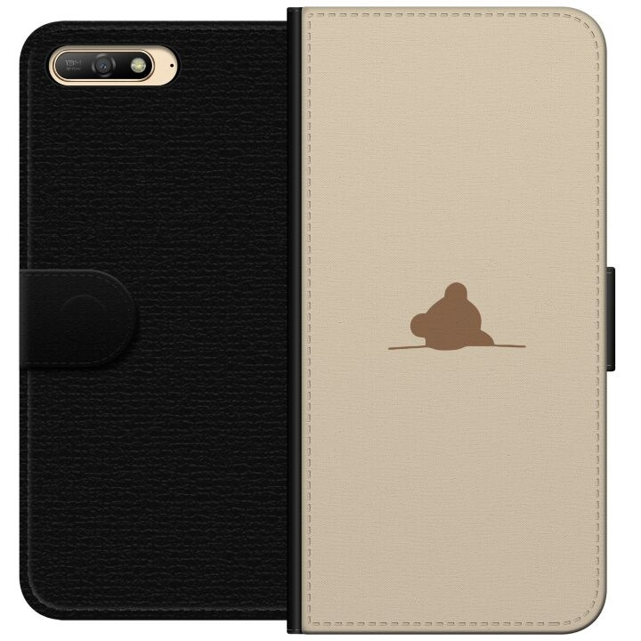 Portemonnee-hoesje voor Huawei Y6 (2018) met Nalle ontwerp in de groep SMARTPHONE & TABLETS / Mobielbescherming / Huawei/Honor bij TP E-commerce Nordic AB (A53744)