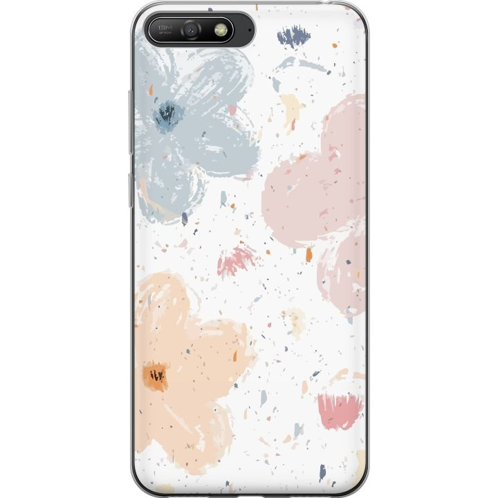 Mobiele hoes voor Huawei Y6 (2018) met Bloemen ontwerp in de groep SMARTPHONE & TABLETS / Mobielbescherming / Huawei/Honor bij TP E-commerce Nordic AB (A53763)