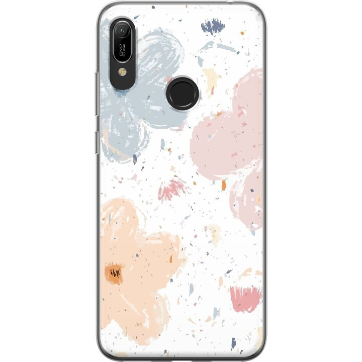 Mobiele hoes voor Huawei Y6 (2019) met Bloemen ontwerp in de groep SMARTPHONE & TABLETS / Mobielbescherming / Huawei/Honor bij TP E-commerce Nordic AB (A53816)