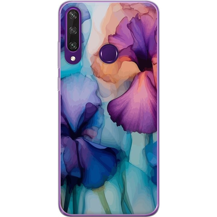 Mobiele hoes voor Huawei Y6p met Magische bloemen ontwerp in de groep SMARTPHONE & TABLETS / Mobielbescherming / Huawei/Honor bij TP E-commerce Nordic AB (A53833)