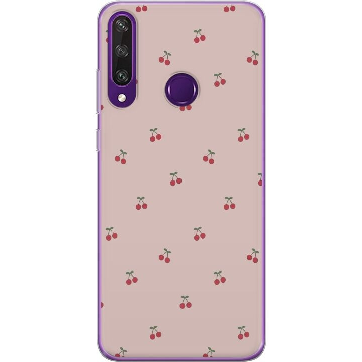 Mobiele hoes voor Huawei Y6p met Kersen ontwerp in de groep SMARTPHONE & TABLETS / Mobielbescherming / Huawei/Honor bij TP E-commerce Nordic AB (A53837)