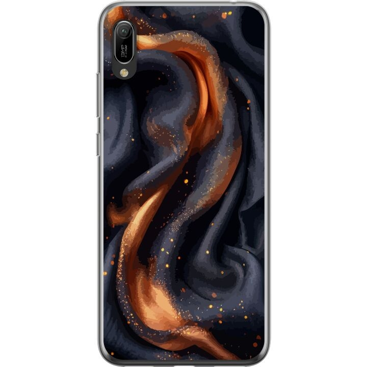 Mobiele hoes voor Huawei Y6 Pro (2019) met Vurig zijde ontwerp in de groep SMARTPHONE & TABLETS / Mobielbescherming / Huawei/Honor bij TP E-commerce Nordic AB (A53857)