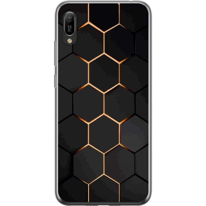 Mobiele hoes voor Huawei Y6 Pro (2019) met Luxe Patroon ontwerp in de groep SMARTPHONE & TABLETS / Mobielbescherming / Huawei/Honor bij TP E-commerce Nordic AB (A53880)