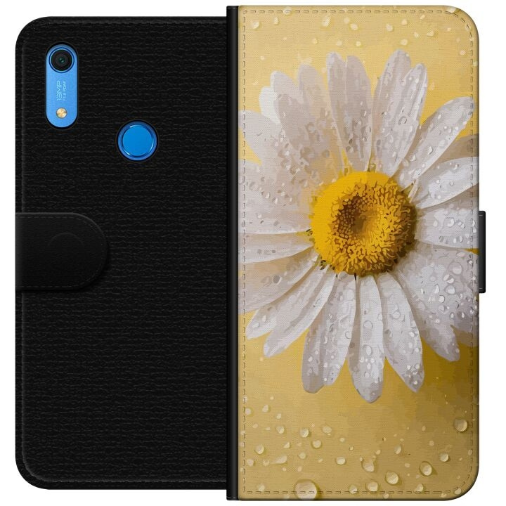 Portemonnee-hoesje voor Huawei Y6s (2019) met Porseleinbloem ontwerp in de groep SMARTPHONE & TABLETS / Mobielbescherming / Huawei/Honor bij TP E-commerce Nordic AB (A53882)