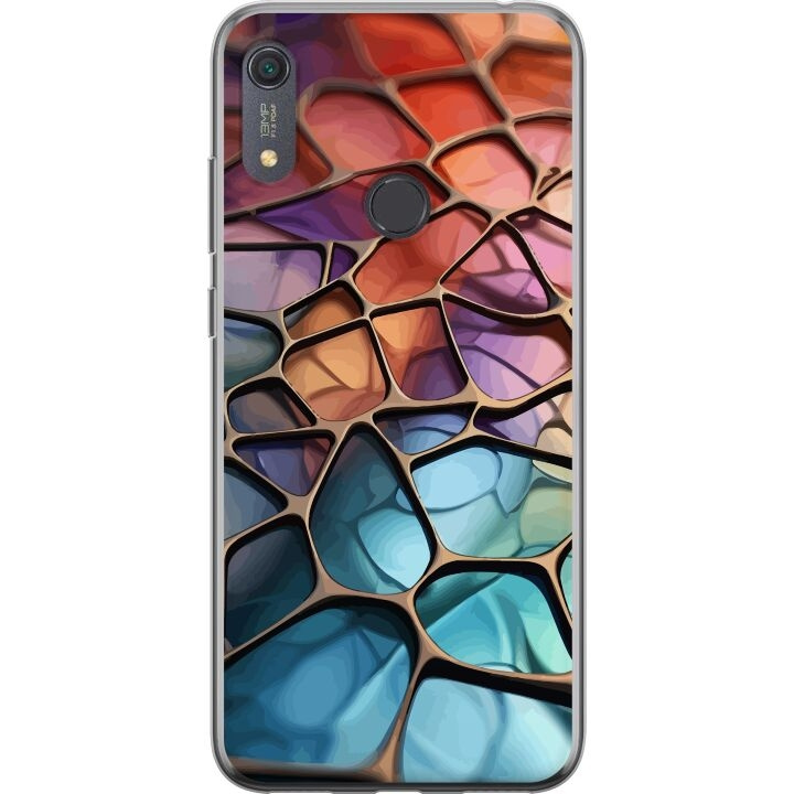 Mobiele hoes voor Huawei Y6s (2019) met Metallic patroon ontwerp in de groep SMARTPHONE & TABLETS / Mobielbescherming / Huawei/Honor bij TP E-commerce Nordic AB (A53919)