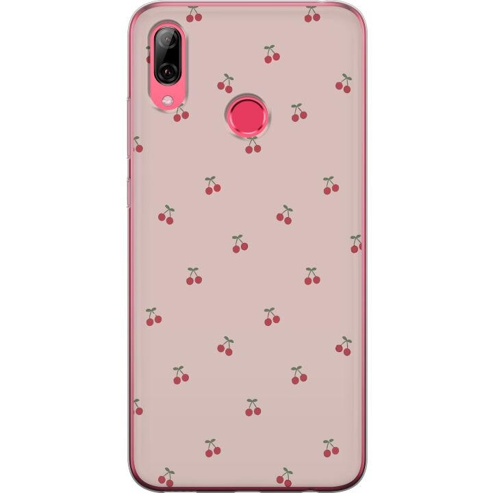 Mobiele hoes voor Huawei Y7 (2019) met Kersen ontwerp in de groep SMARTPHONE & TABLETS / Mobielbescherming / Huawei/Honor bij TP E-commerce Nordic AB (A53943)