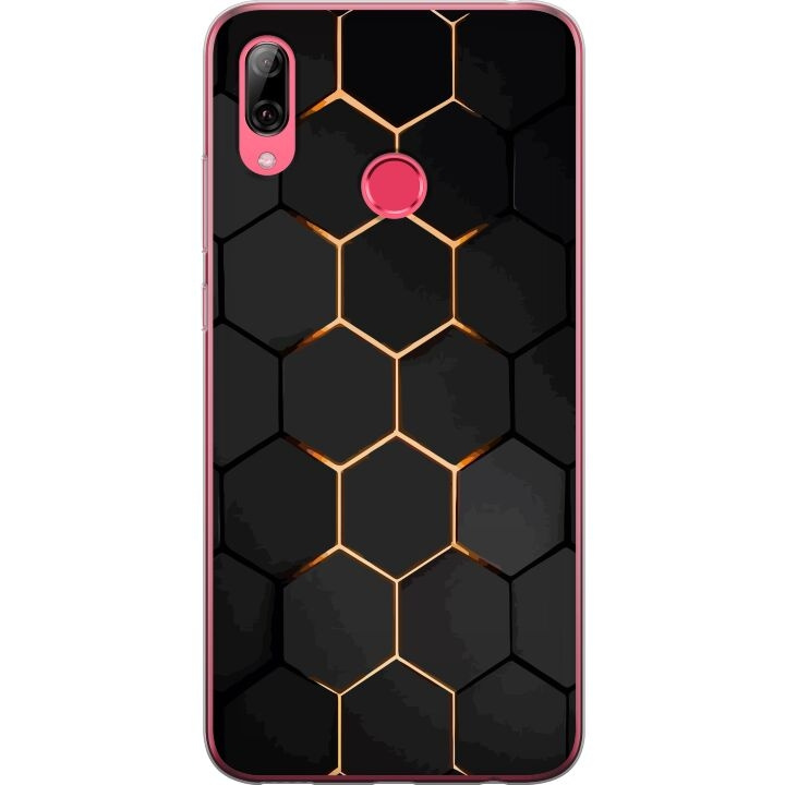 Mobiele hoes voor Huawei Y7 (2019) met Luxe Patroon ontwerp in de groep SMARTPHONE & TABLETS / Mobielbescherming / Huawei/Honor bij TP E-commerce Nordic AB (A53961)