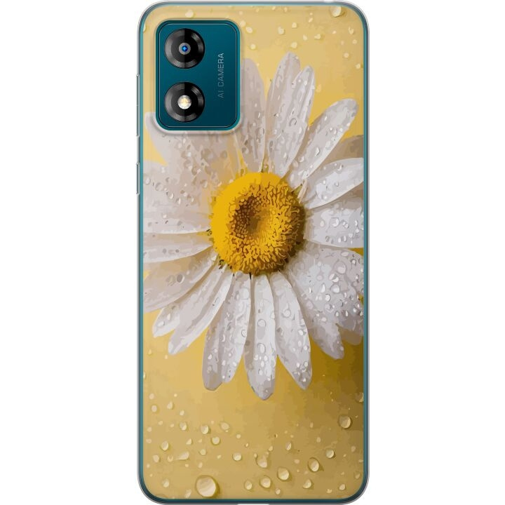 Mobiele hoes voor Motorola Moto E13 met Porseleinbloem ontwerp in de groep SMARTPHONE & TABLETS / Mobielbescherming / Motorola bij TP E-commerce Nordic AB (A53990)