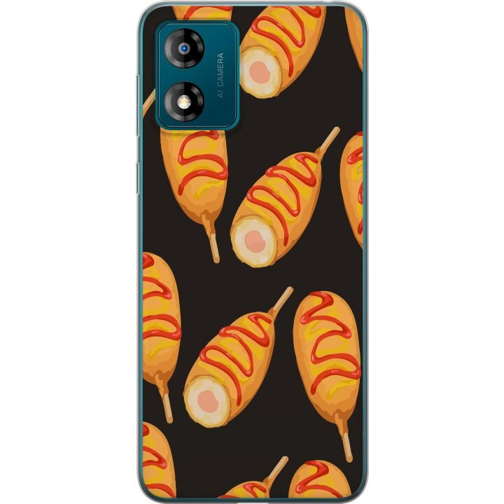 Mobiele hoes voor Motorola Moto E13 met Kippenpoot ontwerp in de groep SMARTPHONE & TABLETS / Mobielbescherming / Motorola bij TP E-commerce Nordic AB (A53999)