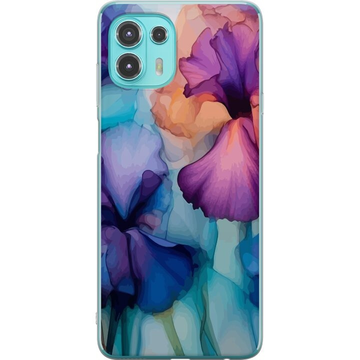 Mobiele hoes voor Motorola Edge 20 Lite met Magische bloemen ontwerp in de groep SMARTPHONE & TABLETS / Mobielbescherming / Motorola bij TP E-commerce Nordic AB (A54020)