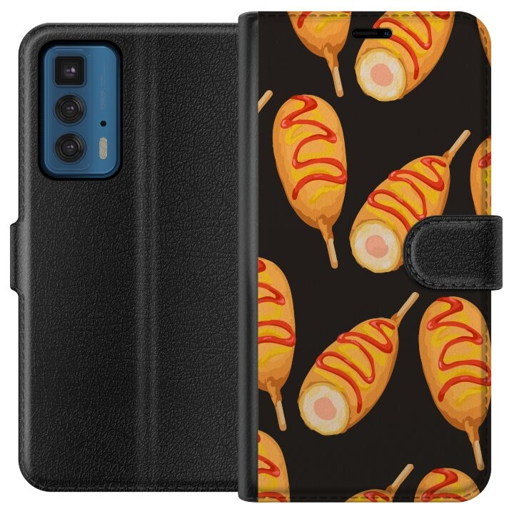 Portemonnee-hoesje voor Motorola Edge 20 Pro met Kippenpoot ontwerp in de groep SMARTPHONE & TABLETS / Mobielbescherming / Motorola bij TP E-commerce Nordic AB (A54053)