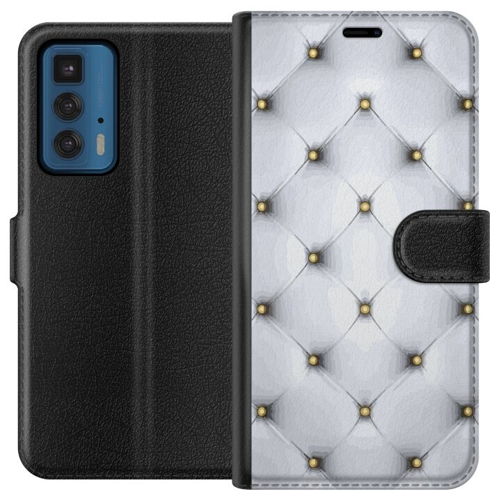 Portemonnee-hoesje voor Motorola Edge 20 Pro met Luxe ontwerp in de groep SMARTPHONE & TABLETS / Mobielbescherming / Motorola bij TP E-commerce Nordic AB (A54058)