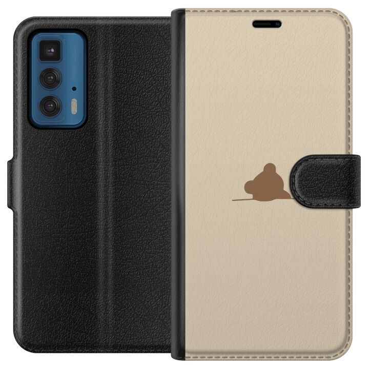 Portemonnee-hoesje voor Motorola Edge 20 Pro met Nalle ontwerp in de groep SMARTPHONE & TABLETS / Mobielbescherming / Motorola bij TP E-commerce Nordic AB (A54064)