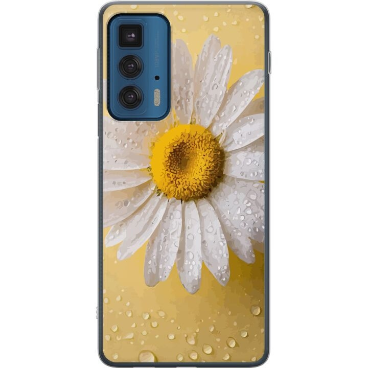 Mobiele hoes voor Motorola Edge 20 Pro met Porseleinbloem ontwerp in de groep SMARTPHONE & TABLETS / Mobielbescherming / Motorola bij TP E-commerce Nordic AB (A54071)