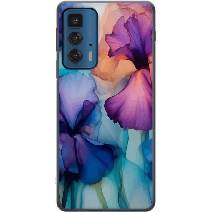 Mobiele hoes voor Motorola Edge 20 Pro met Magische bloemen ontwerp in de groep SMARTPHONE & TABLETS / Mobielbescherming / Motorola bij TP E-commerce Nordic AB (A54074)