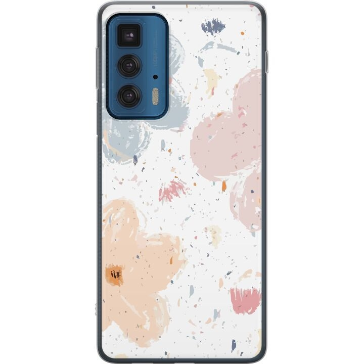 Mobiele hoes voor Motorola Edge 20 Pro met Bloemen ontwerp in de groep SMARTPHONE & TABLETS / Mobielbescherming / Motorola bij TP E-commerce Nordic AB (A54083)