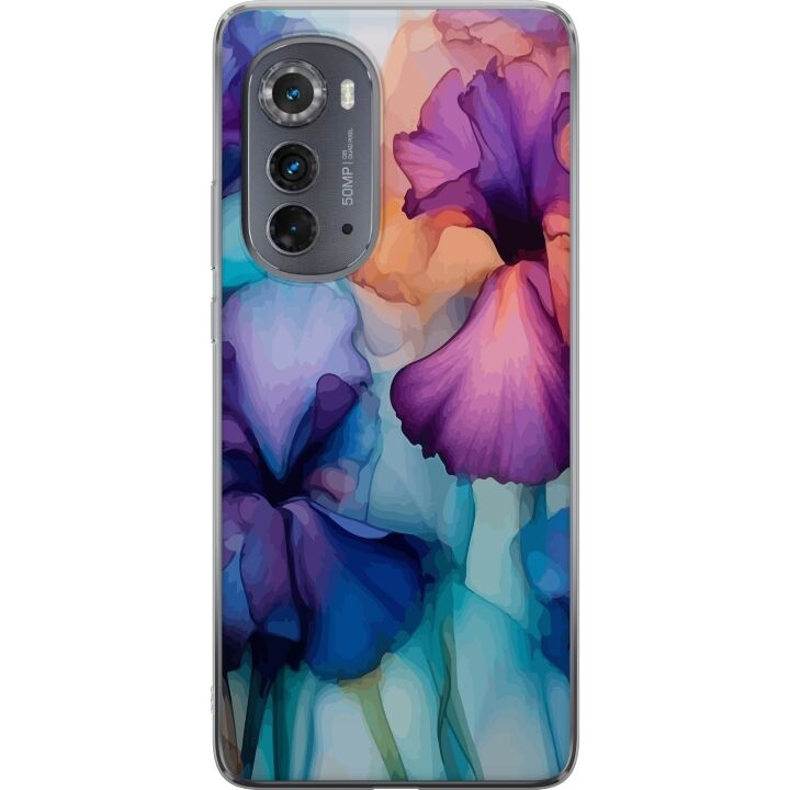 Mobiele hoes voor Motorola Edge (2022) met Magische bloemen ontwerp in de groep SMARTPHONE & TABLETS / Mobielbescherming / Motorola bij TP E-commerce Nordic AB (A54101)