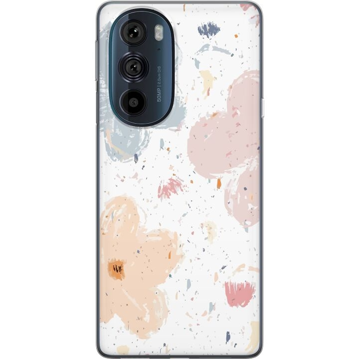 Mobiele hoes voor Motorola Edge 30 Pro met Bloemen ontwerp in de groep SMARTPHONE & TABLETS / Mobielbescherming / Motorola bij TP E-commerce Nordic AB (A54191)