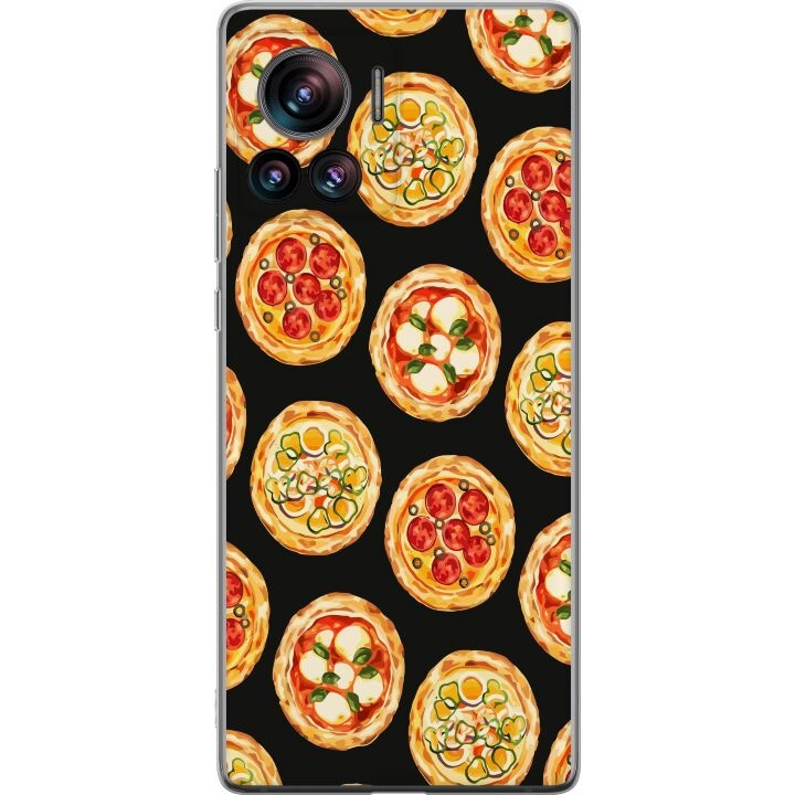 Mobiele hoes voor Motorola Edge 30 Ultra met Pizza ontwerp in de groep SMARTPHONE & TABLETS / Mobielbescherming / Motorola bij TP E-commerce Nordic AB (A54219)