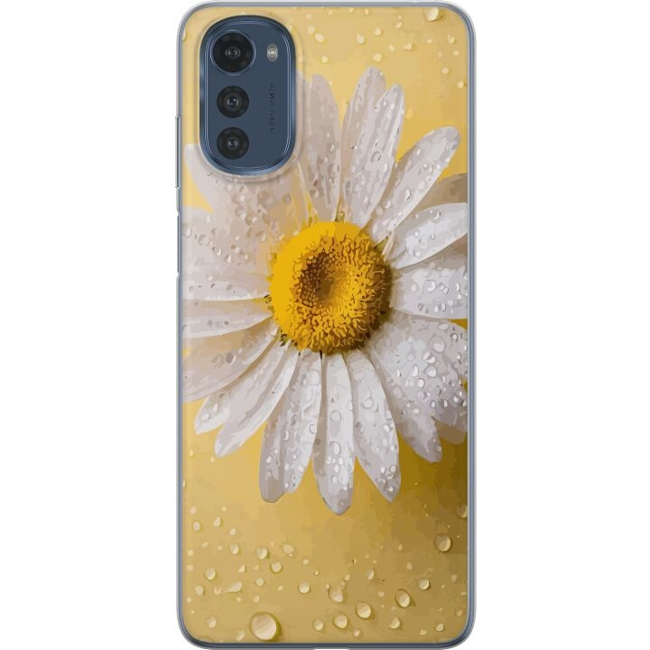 Mobiele hoes voor Motorola Moto E32s met Porseleinbloem ontwerp in de groep SMARTPHONE & TABLETS / Mobielbescherming / Motorola bij TP E-commerce Nordic AB (A54260)