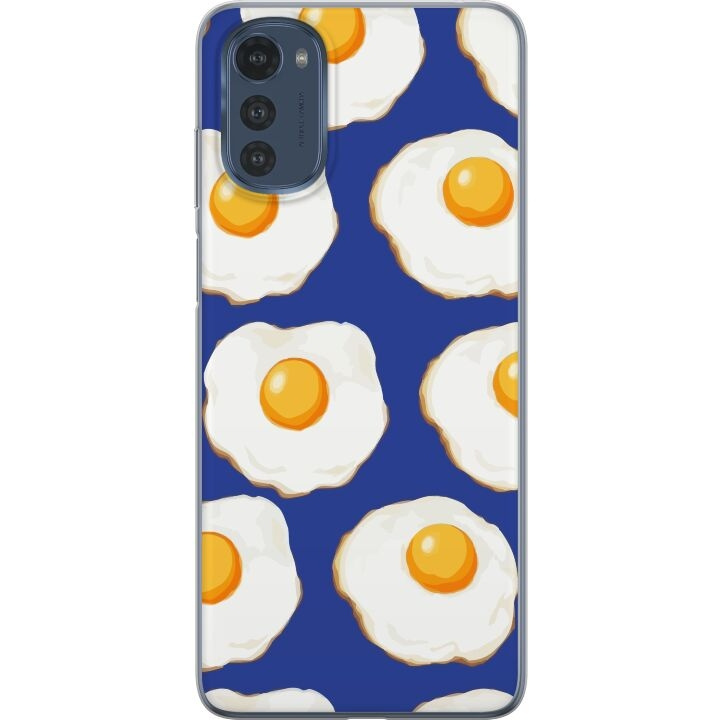 Mobiele hoes voor Motorola Moto E32s met Gebakken eieren ontwerp in de groep SMARTPHONE & TABLETS / Mobielbescherming / Motorola bij TP E-commerce Nordic AB (A54266)