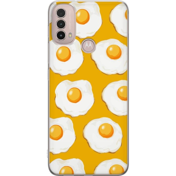 Mobiele hoes voor Motorola Moto E40 met Gebakken ei ontwerp in de groep SMARTPHONE & TABLETS / Mobielbescherming / Motorola bij TP E-commerce Nordic AB (A54289)