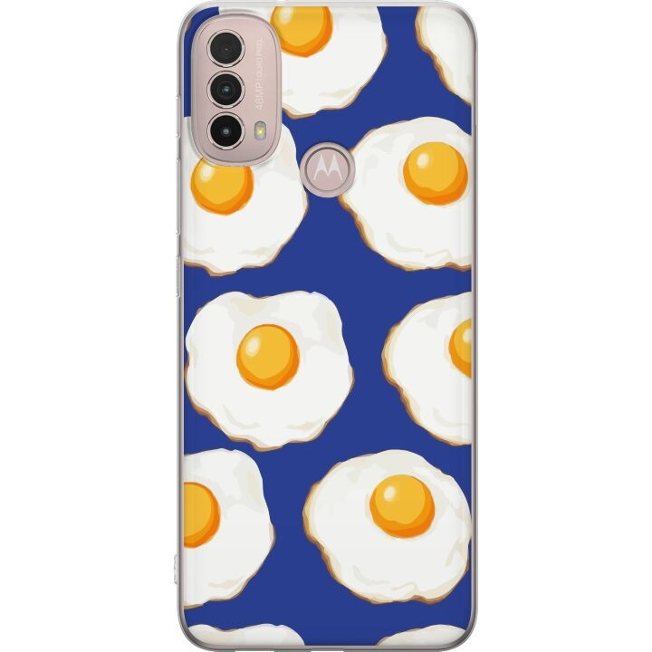 Mobiele hoes voor Motorola Moto E40 met Gebakken eieren ontwerp in de groep SMARTPHONE & TABLETS / Mobielbescherming / Motorola bij TP E-commerce Nordic AB (A54293)