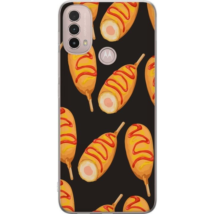 Mobiele hoes voor Motorola Moto E40 met Kippenpoot ontwerp in de groep SMARTPHONE & TABLETS / Mobielbescherming / Motorola bij TP E-commerce Nordic AB (A54296)