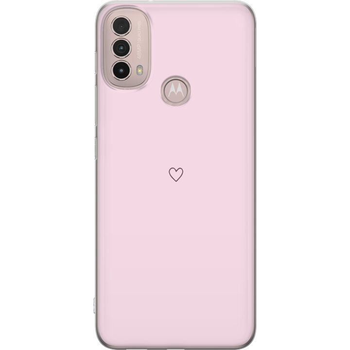 Mobiele hoes voor Motorola Moto E40 met Hart ontwerp in de groep SMARTPHONE & TABLETS / Mobielbescherming / Motorola bij TP E-commerce Nordic AB (A54306)