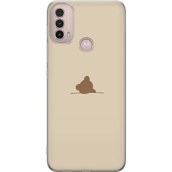 Mobiele hoes voor Motorola Moto E40 met Nalle ontwerp in de groep SMARTPHONE & TABLETS / Mobielbescherming / Motorola bij TP E-commerce Nordic AB (A54307)