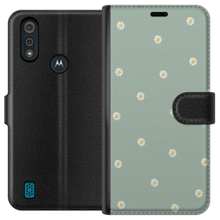 Portemonnee-hoesje voor Motorola Moto E6i met Priesterkragen ontwerp in de groep SMARTPHONE & TABLETS / Mobielbescherming / Motorola bij TP E-commerce Nordic AB (A54318)