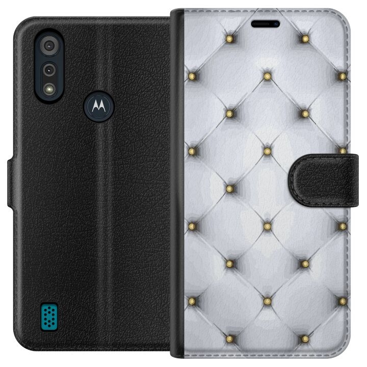 Portemonnee-hoesje voor Motorola Moto E6i met Luxe ontwerp in de groep SMARTPHONE & TABLETS / Mobielbescherming / Motorola bij TP E-commerce Nordic AB (A54328)