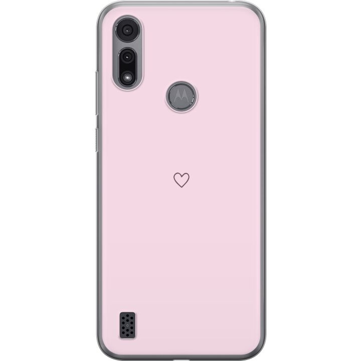 Mobiele hoes voor Motorola Moto E6i met Hart ontwerp in de groep SMARTPHONE & TABLETS / Mobielbescherming / Motorola bij TP E-commerce Nordic AB (A54360)