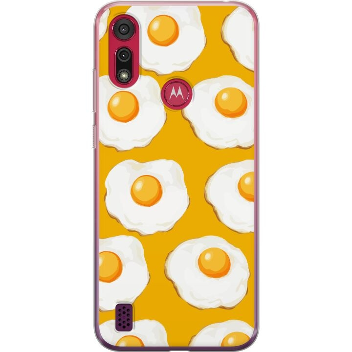 Mobiele hoes voor Motorola Moto E6s (2020) met Gebakken ei ontwerp in de groep SMARTPHONE & TABLETS / Mobielbescherming / Motorola bij TP E-commerce Nordic AB (A54370)